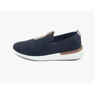 Wolf & Shepherd SwiftKnit Loafers Navy Blue Knit Slip On Shoes Mens Size US 13